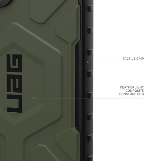 Противоударный чехол UAG Pathfinder MagSafe Olive Drab для Samsung Galaxy S24 Ultra (214424117272)