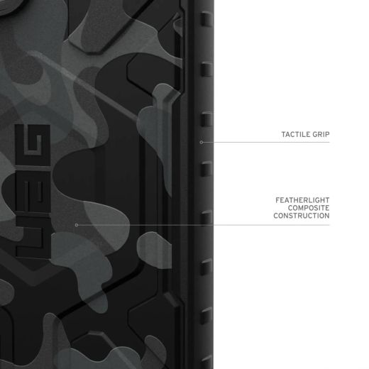 Противоударный чехол UAG Pathfinder SE Black Midnight Camo для Samsung Galaxy S24 Ultra (214426114061)