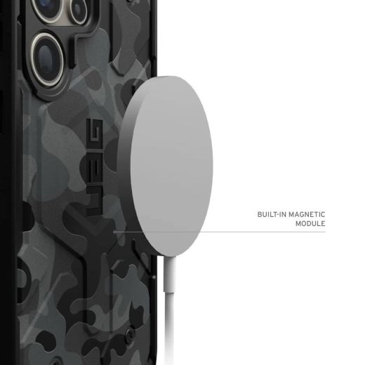 Противоударный чехол UAG Pathfinder SE Black Midnight Camo для Samsung Galaxy S24 Ultra (214426114061)