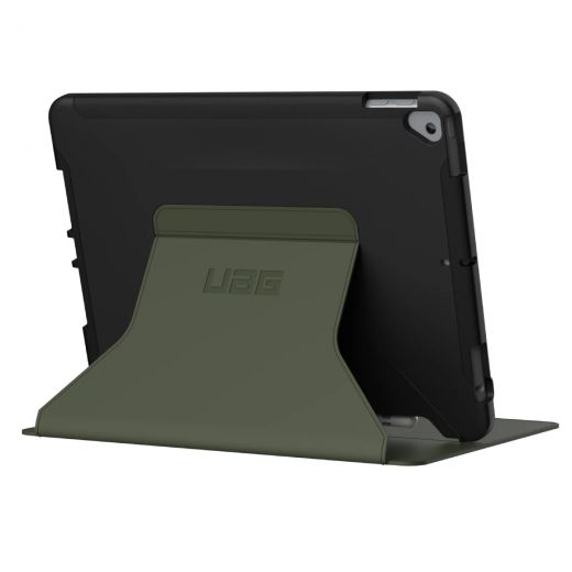 Чехол UAG Scout with Folio Black/Olive для iPad 10.2" (2019 | 2020 | 2021) (12191I114072)