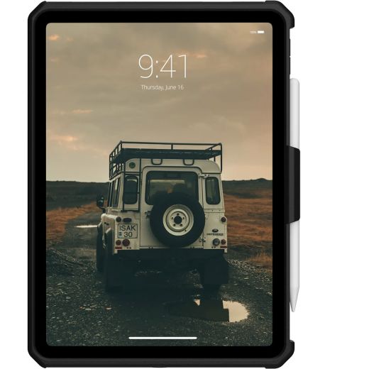 Захисний чохол UAG Scout Healthcare Black для iPad 10.9' (10-го покоління, 2022) with Hand Strap & Kickstand (12339HB14040)