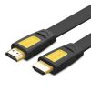 Kaбель UGREEN HD101 HDMI Round Cable 2m Yellow | Black (10129)