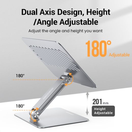 Підставка для ноутбука UGREEN LP339 Foldable Laptop Riser Gray (40291)