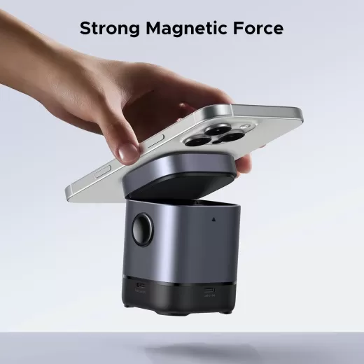 Бездротова зарядка Ugreen Uno 2 в 1 Magnetic Wireless Charger 15W