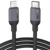 Кабель UGREEN US387 USB-C to Lightning Silicone Cable 1m Black (20304)
