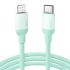 Кабель UGREEN US387 USB-C to Lightning Silicone Cable 1m Green (20308) 
