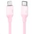 Кабель UGREEN US387 USB-C to Lightning Silicone Cable 1m Pink (60625)