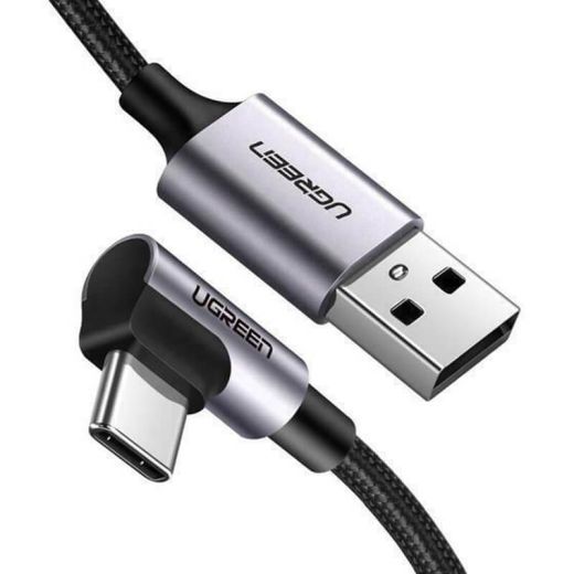 Кабель UGREEN USB-A to Type-C Cable Angled 1м (UGR-50941)