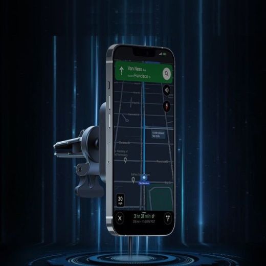 Магнітний автотримач з бездротовою зарядкою ESR Halolock Cryoboost MagSafe для iPhone