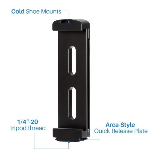 Держатель для планшета Ulanzi Aluminum Tripod Mount Light Attachment with Cold Shoe