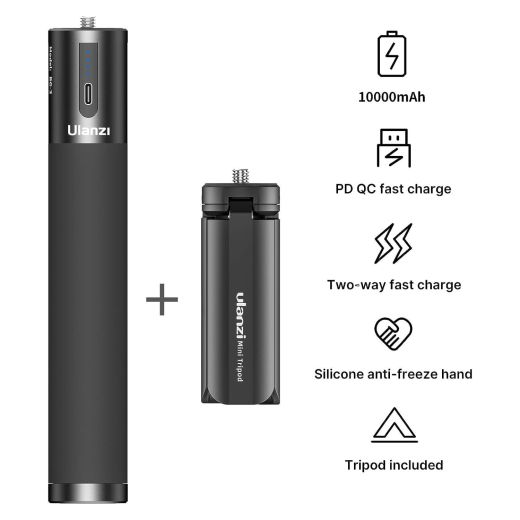 Штатив-селфи палка для телефона с зарядкой ULANZI Battery Handle Grip BG-3