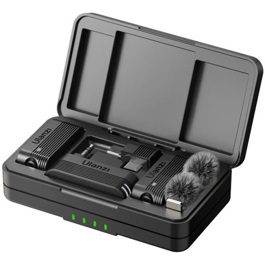 Бездротова мікрофонна система Ulanzi Vijim A100 Wireless Lavalier Microphone Type C Black (UV-A014)