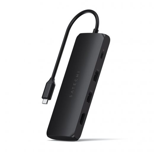 Адаптер Satechi USB-C Hybrid Multiport Adapter Black (ST-UCHSEK) для MacBook