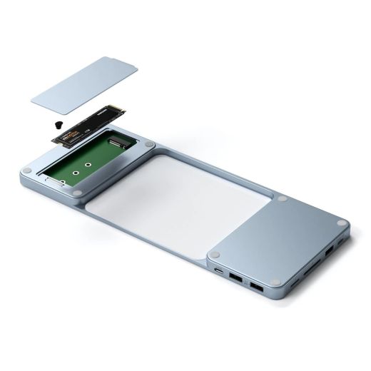 Док-станция Satechi USB-C Slim Dock Blue для iMac 24" (ST-UCISDB)