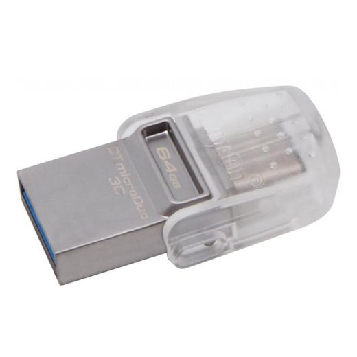Флеш-накопитель USB-C/USB Kingston DataTraveler MicroDuo 3C 64GB (DTDUO3C/64GB)