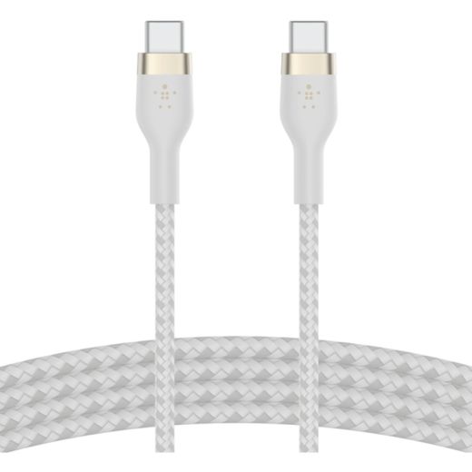 Кабель Belkin USB Type-C to USB Type-C 60Вт 2 метра White (CAB011BT2MWH)