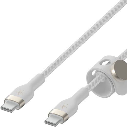 Кабель Belkin USB Type-C to USB Type-C 60Вт 2 метра White (CAB011BT2MWH)