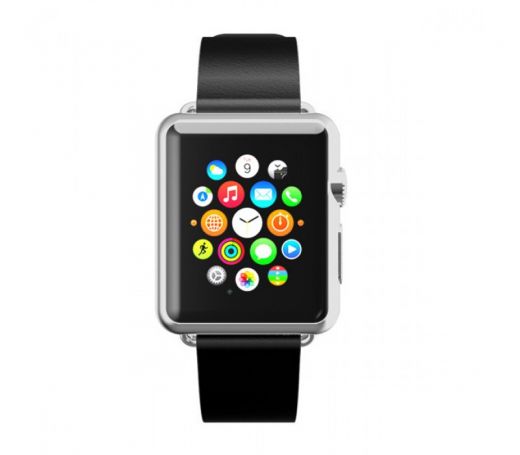 Ремешок Incipio Premium Leather Watch Band для Apple Watch 42/44mm - Ebony