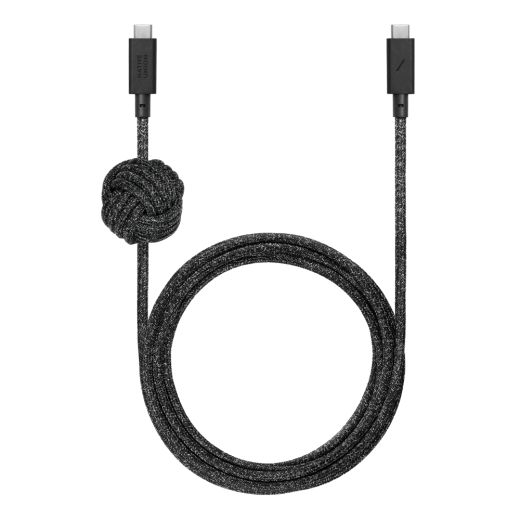 Кабель Native Union Anchor Cable USB-C to USB-C 240W 3 метра Cosmos Black (ACABLE-C-COS-NP)