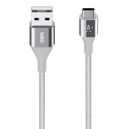 Кабель Belkin MIXIT DuraTek USB-A to USB-C 1.2 м Silver (F2CU059BT04-SLV)