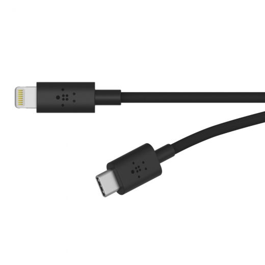 Кабель Belkin USB-C PD - Lightning, 1.2m, Black (F8J239BT04-BLK)