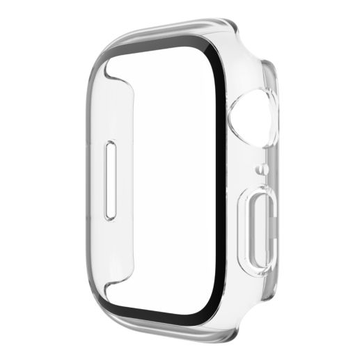 Бампер з захисним склом Belkin TemperedCurve 2-in-1 Treated Screen Protector + Bumper White для Apple Watch 9 | 8 | 7   45mm