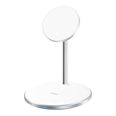 Беспроводная зарядка WIWU [Wi-W019] Wireless Charger Station 2 в 1 Series White