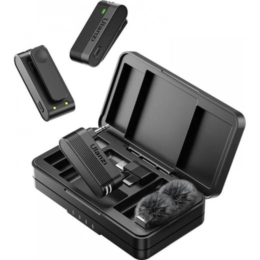 Бездротова мікрофонна система Ulanzi Vijim A100 Wireless Lavalier Microphone Type C Black (UV-A014)