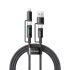 Кабель Mcdodo [CA-1990] 4 в 1 Travel Data Cable USB-C/USB to USB-C/Lightning 60W 1.2м Black