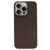 Карбоновый чехол CasePro Premium Carbon Case with MagSafe Yellow для iPhone 15 Pro
