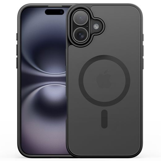 Чехол Alabay Cloud Matte Series Black для iPhone 16