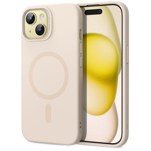 Чохол ESR Cloud Soft Case (HaloLock) Light Tan для iPhone 15