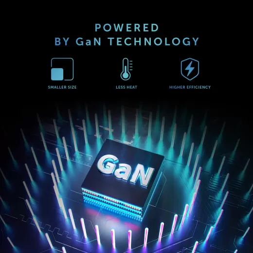 Зарядка Native Union Fast GaN Charger PD 67W 3 Ports Black (FAST-PD67-BLK-2CA)