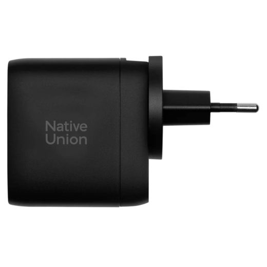 Зарядка Native Union Fast GaN Charger PD 67W 3 Ports Black (FAST-PD67-BLK-2CA)