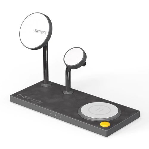 Беспроводная зарядка ZEERA x THEVOXN 5-in-1 Dual MagSafe Charger Stand для iPhone | AirPods | Apple Watch