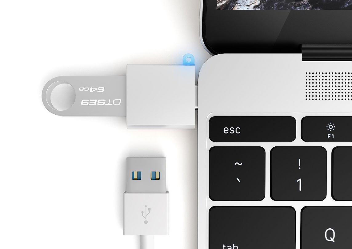 Адаптер Satechi USB-C to USB